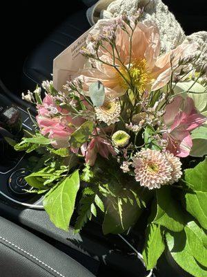 Sister loved her flowers!!
