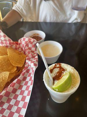 Elote- was 4/5! White queso was 10/10. It was sooo flavorful and not just bland melted cheese.