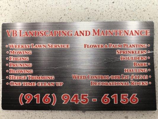 VB Landscaping and Maintenance