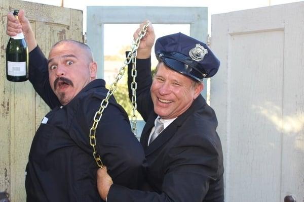 Love this photo of my uncle and our photo booth tech Fernando being silly. Loved that he interacted with everyone.