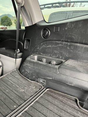 This is how they gave us our vehicle when they were done.