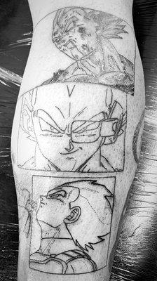 This DBZ vegeta manga is not completely done ! Still fuego as is !!!
