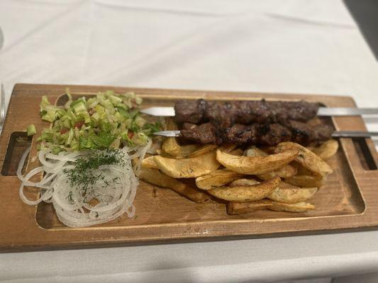 Kebab combo platter
