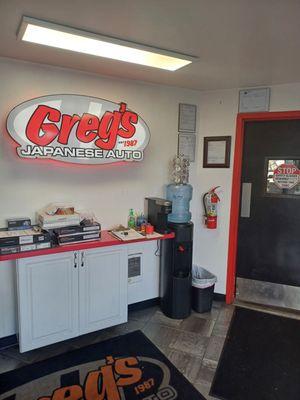 Inside the store