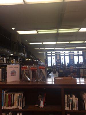 Nice quiet space to read, study, etc.