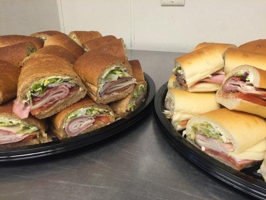Party or Meeting Platters Available in French or Honeywheat Bread options!