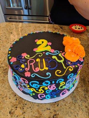 Cute, but not what was promised. Paper skulls stuck on the sides was not discussed