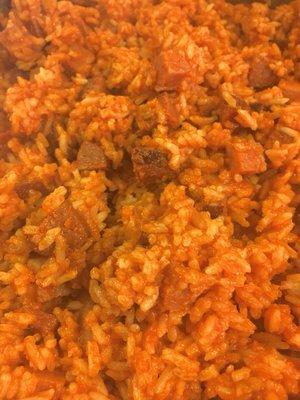 "red" jambalaya - delicious!