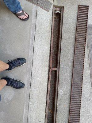 Need drain channel replaced and also concrete work.