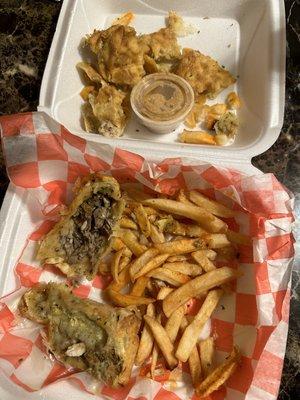 I forgot to mention,this is my unfinished meal. I couldn't force it anymore.