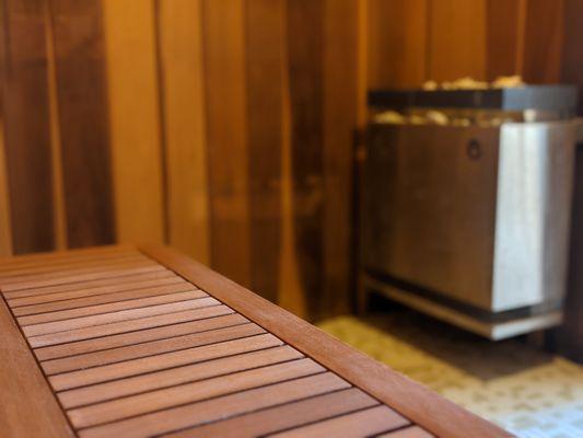 Sauna is a great place to be.