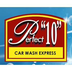 Perfect 10 Car Wash Express logo