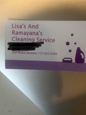 Lisa's And Ramayana's Cleaning Service