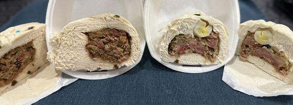 Special left. Regular right.