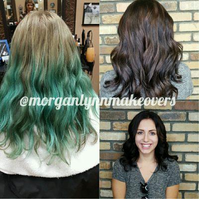 Fixed this girl up from her fashion color nightmare!