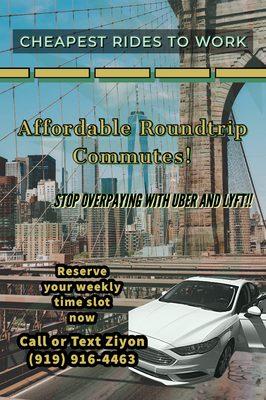 Cheapest Rides to Work