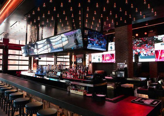 1st Floor of Bottled Blonde Las Vegas showcasing the bar area