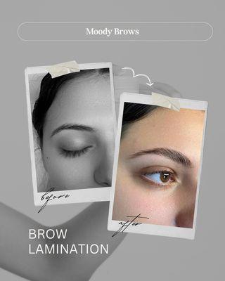 Brow lamination
