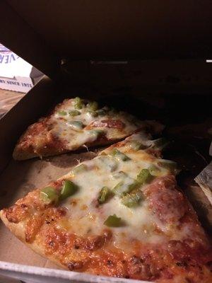 Pepperoni & green peppers