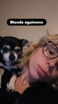 Not the best pic of my hair but the blonde is lovely!