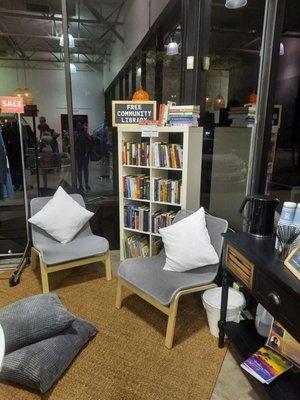 Cozy corner for book worms