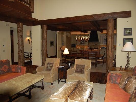 The interior view of one of our vacation home rentals