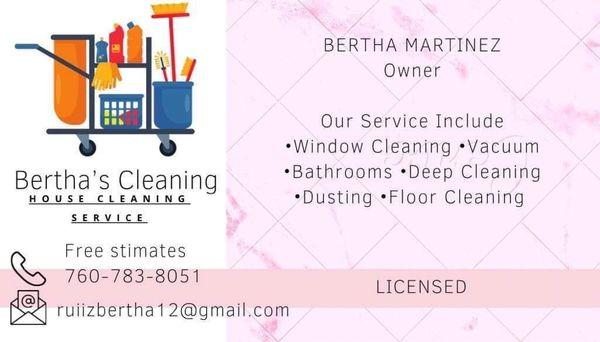 Bertha's Cleaning