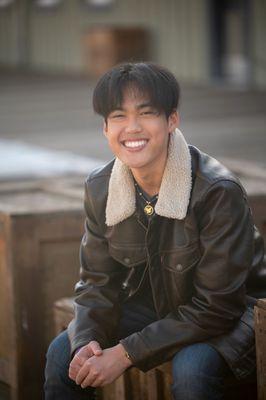 Teeth all straight. That retainer keeps his smile perfect!
