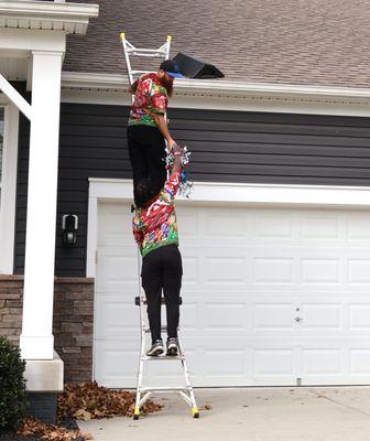 Did you know? We offer holiday light installation through our sister company, Santa's Superior Lights?
Free estimates!