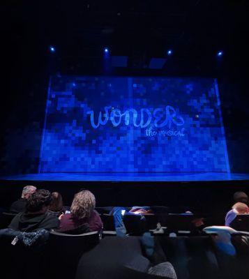 view from row 4 (EE), seat 13 (centered)