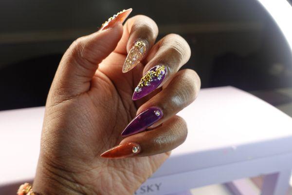 Dip Fall nails