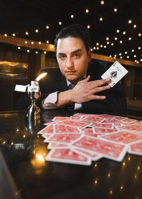 Magic show at Hotel Carmichael in Carmel