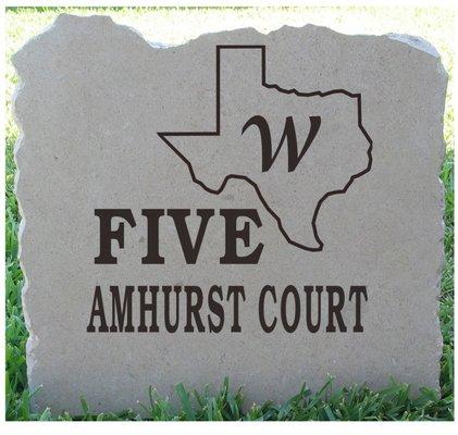 Leuders limestone address stone. $160.
15 x 15