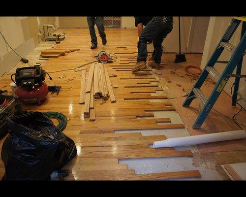 Flooring installation