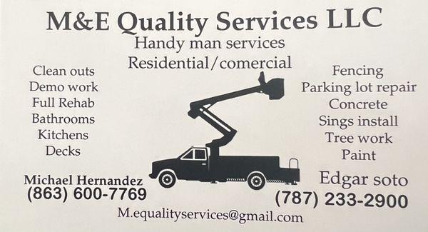 M&E Quality Services