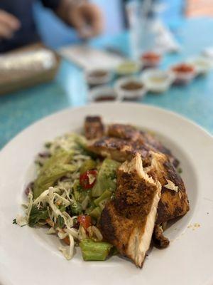 Protein Bowl with Salmon and Spicy fish