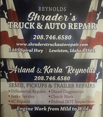 Shrader's Truck & Auto Repair