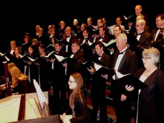 March 1, 2010 concert warm-up at Griffin Auditorium, taken by ElaineK