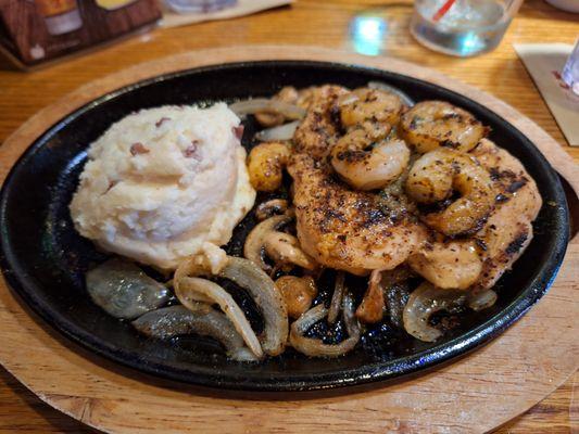 Bourbon street chicken and shrimp