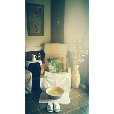 Aromatherapy feet retreat -