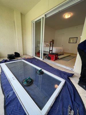 Repair Sliding glass door