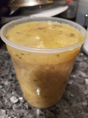 Disgusting soup.