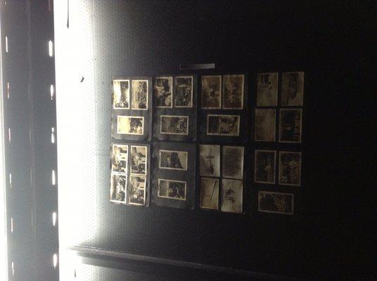 Scanning a collection of family photos on the Cruse Museum Scanner.