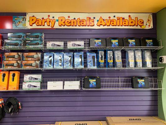 Great selection of microphones!