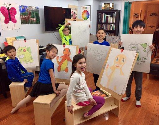 These visitors really enjoyed the Open House.