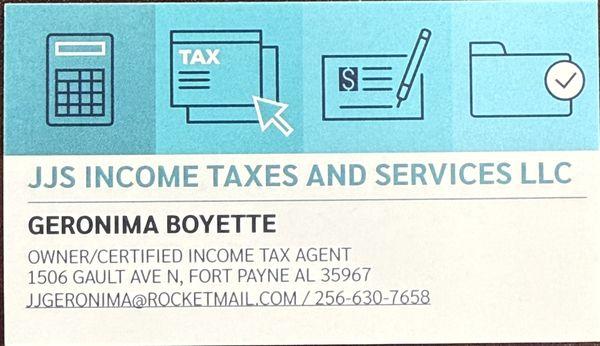 JJ’S Income TAX Services