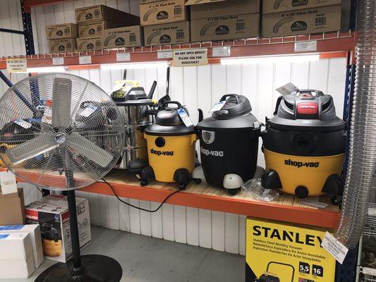 Shop vacs