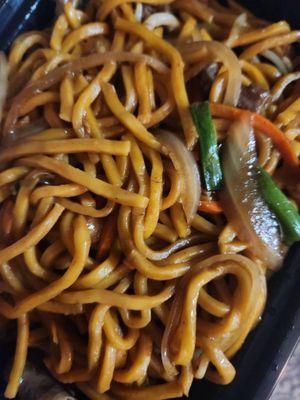 Low mein that is my 100% go to. So delicious