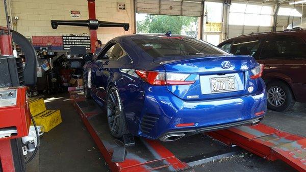 Getting her alligned. Ask for Jason.