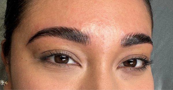 After my brow lamination with Yadi